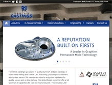 Tablet Screenshot of forestcitycastings.com